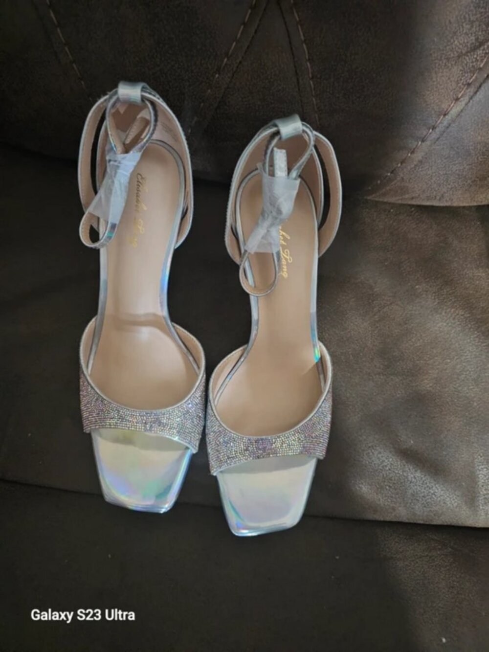 Elisabeth Tang rhinestone heels